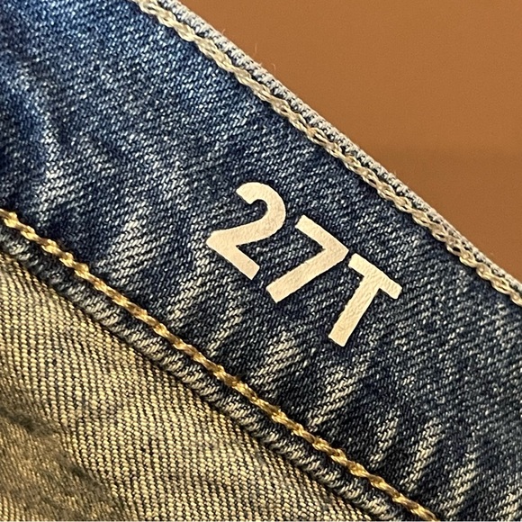 J Crew Slim Boyfriend Jean Tinted Indigo Wash 27T 27 Tall - Picture 12 of 13